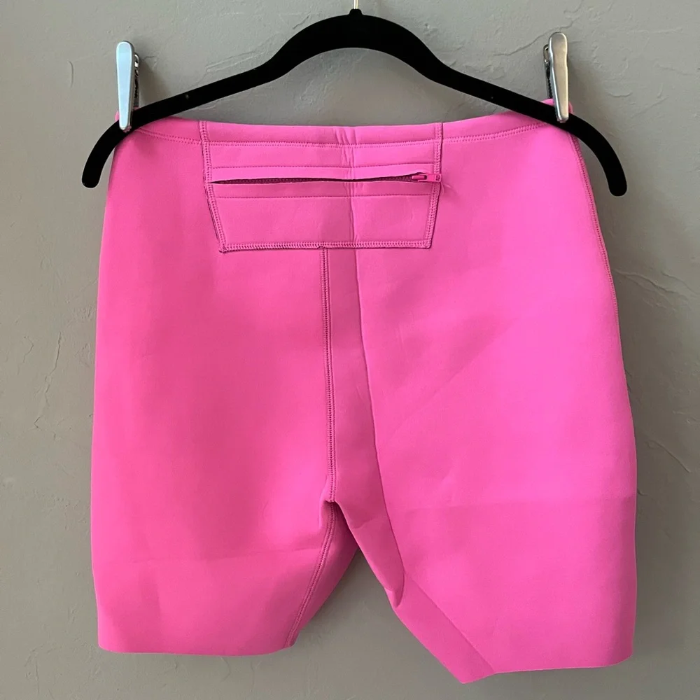 💖SKIMS SWIM SPORT MID THIGH BIKINI BOTTOMS SHORTS IN TAFFY XS M